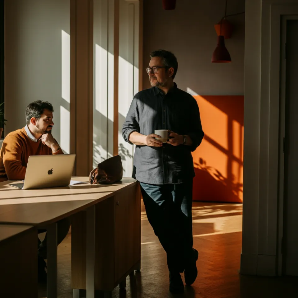 Pessoa a resolver problemas pessoais